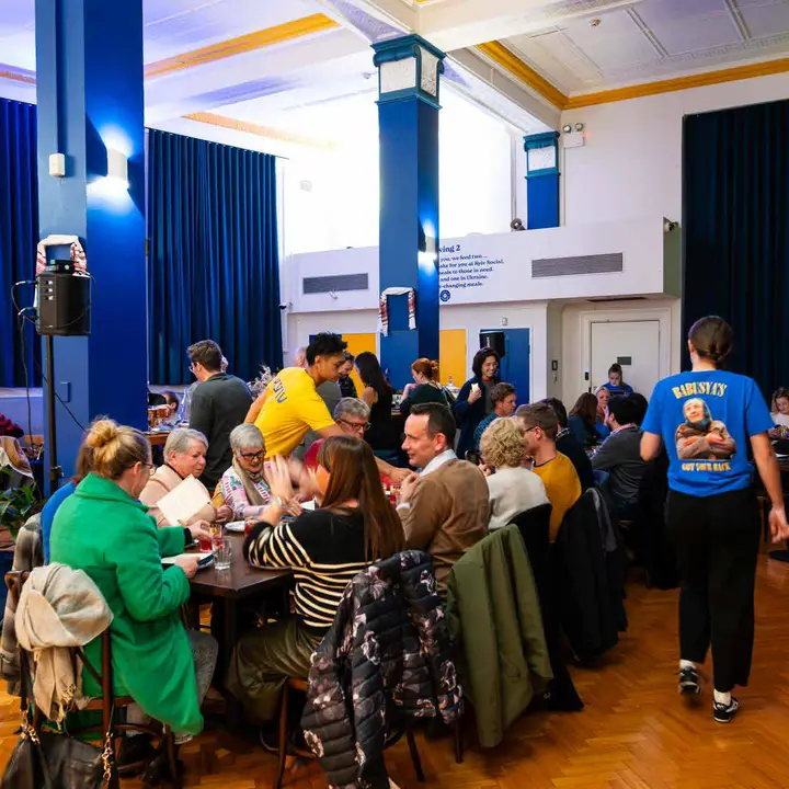 A full house in the Kyiv Social ballroom