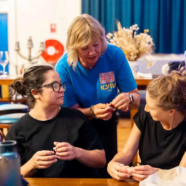 Dumpling masterclass at Kyiv Social