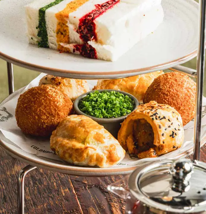 High tea savoury tier