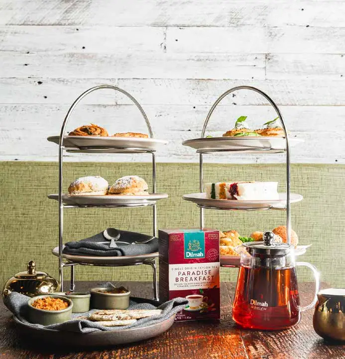 Sri Lankan high tea stands